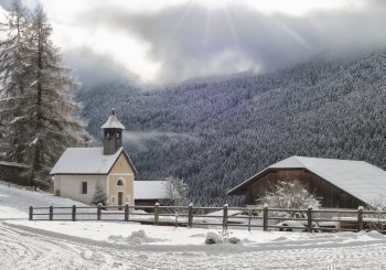 Suedtirol, Roter Hahn, Ferien auf dem Bauernhof, Stoffnerhof, Welsberg-Taisten, Wiesen 18, Familie Bachmann, Winter, Schnee, Februar 2017,
